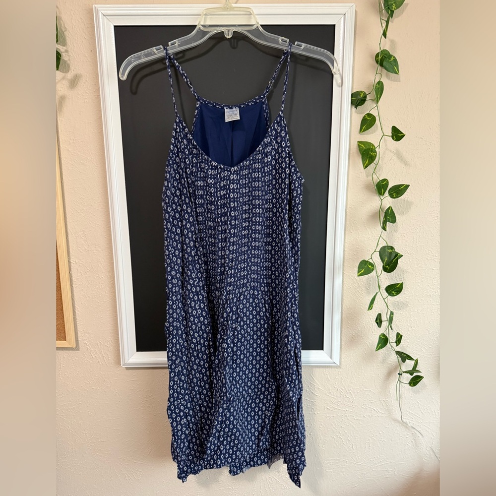 Time and Tru Blue Midi Dress